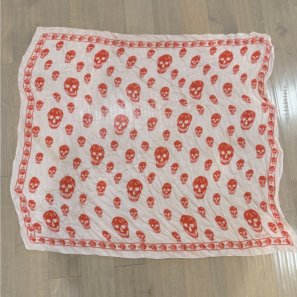 Alexander McQueen silk scarf
